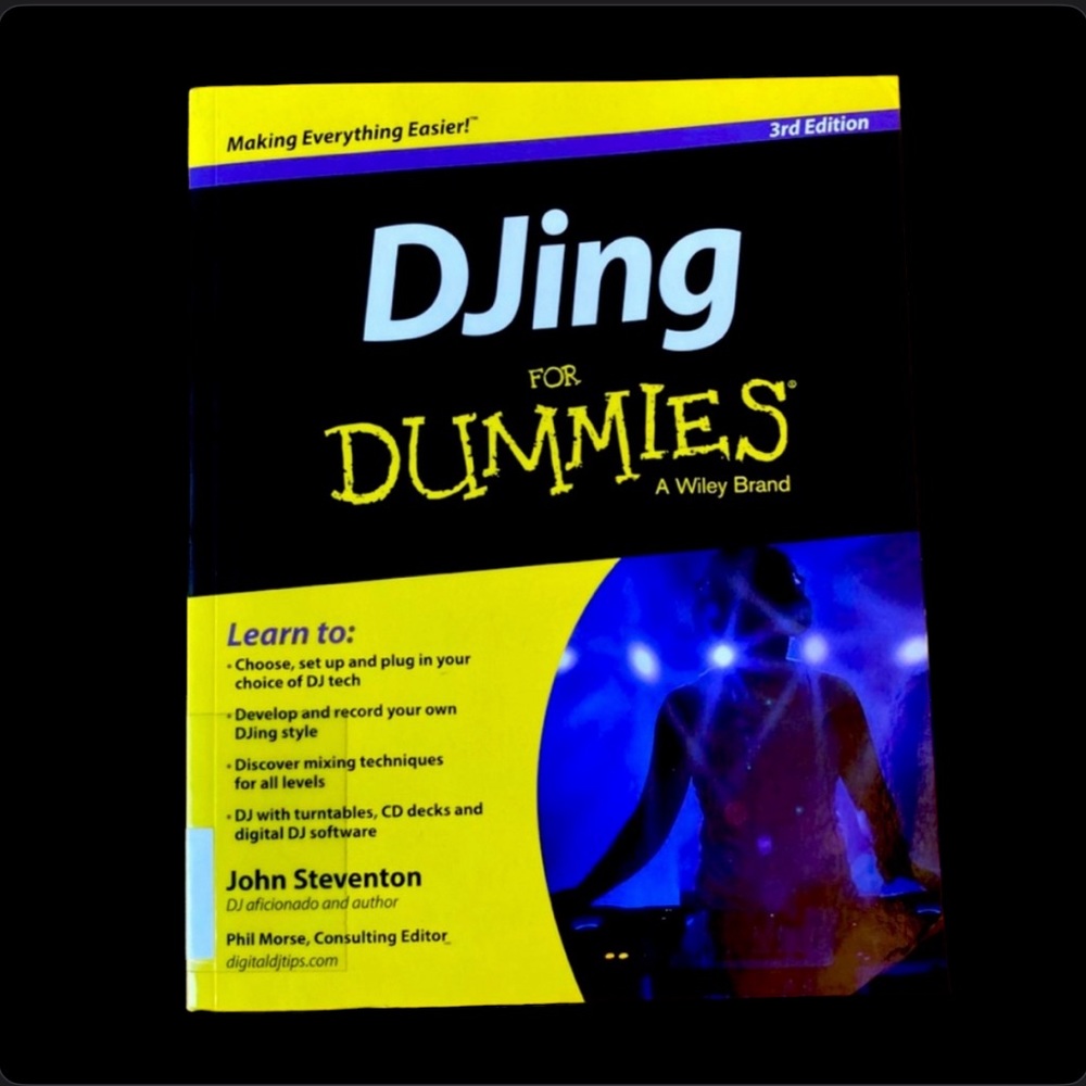 DJing for Dummies with a few magic marker marks to cover the barcode? Undamaged